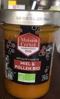Mängden socker i Miel pollen bio