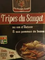 Mängden socker i Tripes du sauget au vin d'arbois