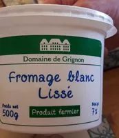 Mängden socker i Fromage blanc lissé FERME DE GRIGNON 500g