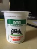 Mängden socker i Yaourt nature entier FERME DE GRIGNON 125g