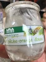 Yaourt pêche orange
