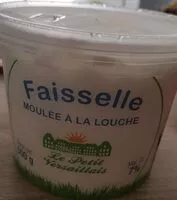 Mängden socker i Faisselle moulée à la louche