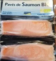 Mängden socker i Pavés de saumon bio