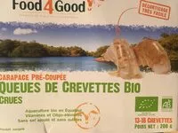 Mängden socker i Queues de crevettes bio