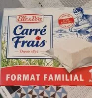 Mängden socker i Carré frais