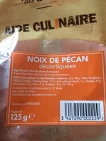 Mängden socker i Noix de pécan décortiquées 