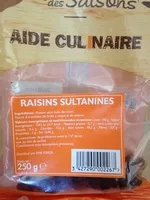 Mängden socker i Raisins Sultanines 