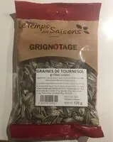 Mängden socker i Graines de tournesol