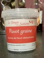 Mängden socker i Graines de pavot déshydratées