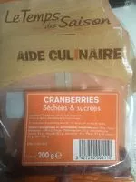 Mängden socker i Cranberries