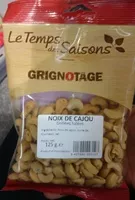 Mängden socker i Noix de cajou