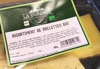 Mängden socker i Assortiment de raclettes bio