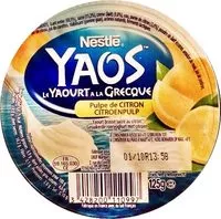 Mängden socker i Yaos - Le yaourt à la Grecque pulpe de citron