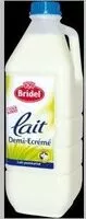 Mängden socker i Lait Pasteurisé 1 / 2 écrémé - Bridel - Bouteille 2L