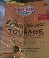 Mängden socker i Beurre sec de tourage