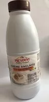 Mängden socker i Crème Anglaise vanille Bourbon-grains de vanille