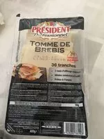Mängden socker i Tomme De Brebis En Tranches