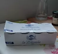 Mängden socker i Le liégeois désert lacté au café