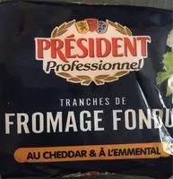 Mängden socker i Tranches de Fromage Fondu au Cheddar et à l'Emmental