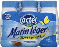 Mängden socker i Matin léger - lait 1/2 écrémé facile à digérer