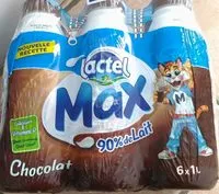 Mängden socker i Lactel max choco