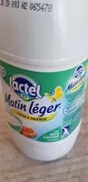 Mängden socker i Matin léger - Lait sans lactose