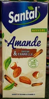 Mängden socker i Santal amande saveur cannelle