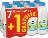 Mängden socker i Lactel lait demi ecreme bio