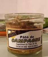 Mängden socker i Pâté de campagne à l'eau de vie
