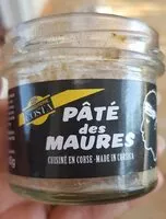 Mängden socker i Pâté des maures