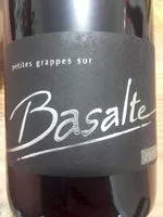 Mängden socker i Petites grappes sur Basalte AOC Côtes d'Auvergne rouge 2013