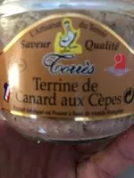 Mängden socker i Terrine aux Cèpes