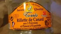 Mängden socker i Rillettes de canard