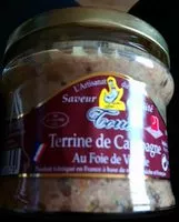 Mängden socker i Terrine au Foie de Volaille