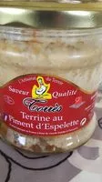 Mängden socker i Pâté au Piment d'Espelette