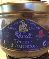 Mängden socker i Pâté d'Autrefois