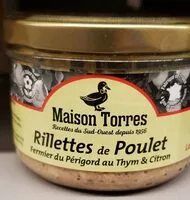 Mängden socker i Rillettes  de poulet
