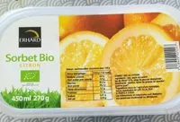 Mängden socker i Sorbet citron