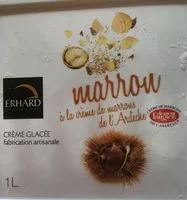 Mängden socker i Creme glacée marron de l ardheche
