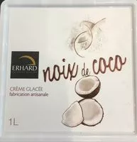 Mängden socker i Crème glacée noix de coco