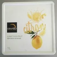 Mängden socker i Sorbet Plein Fruit Citron
