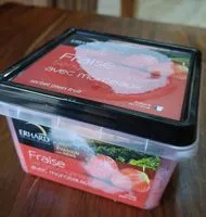 Mängden socker i Sorbet fraise