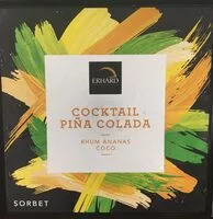 Mängden socker i Cocktail Piña Colada