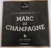 Mängden socker i Marc de Champagne - Sorbet