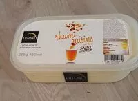 Mängden socker i Crème glacée ERHARD Rhum-Raisin