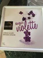 Mängden socker i Crème glacée à la violette ERHARD