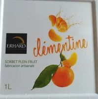 Mängden socker i Sorbet plein fruit clémentine