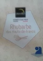 Mängden socker i Sorbet plein fruit Rhubarbe des Hauts-de-France