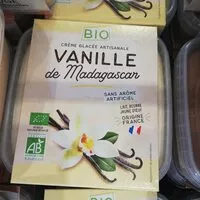 Mängden socker i Crème glacée  à la Vanille de Madagascar bio