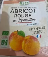 Mängden socker i Sorbet plein fruit artisanal - Abricot rouge du Roussillon